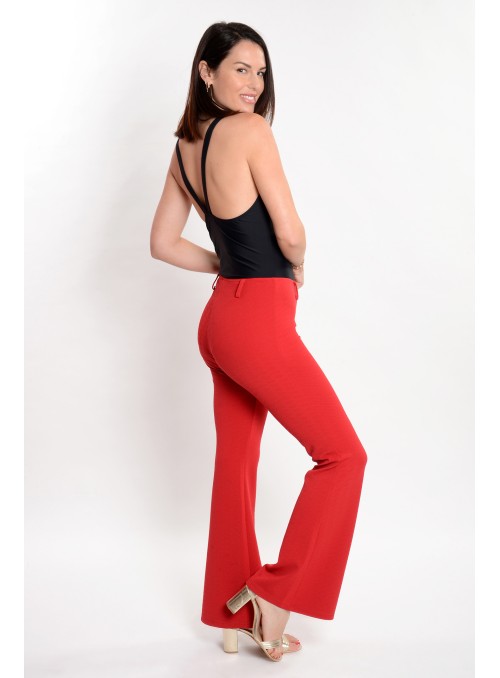 Jumper - Picots rouge